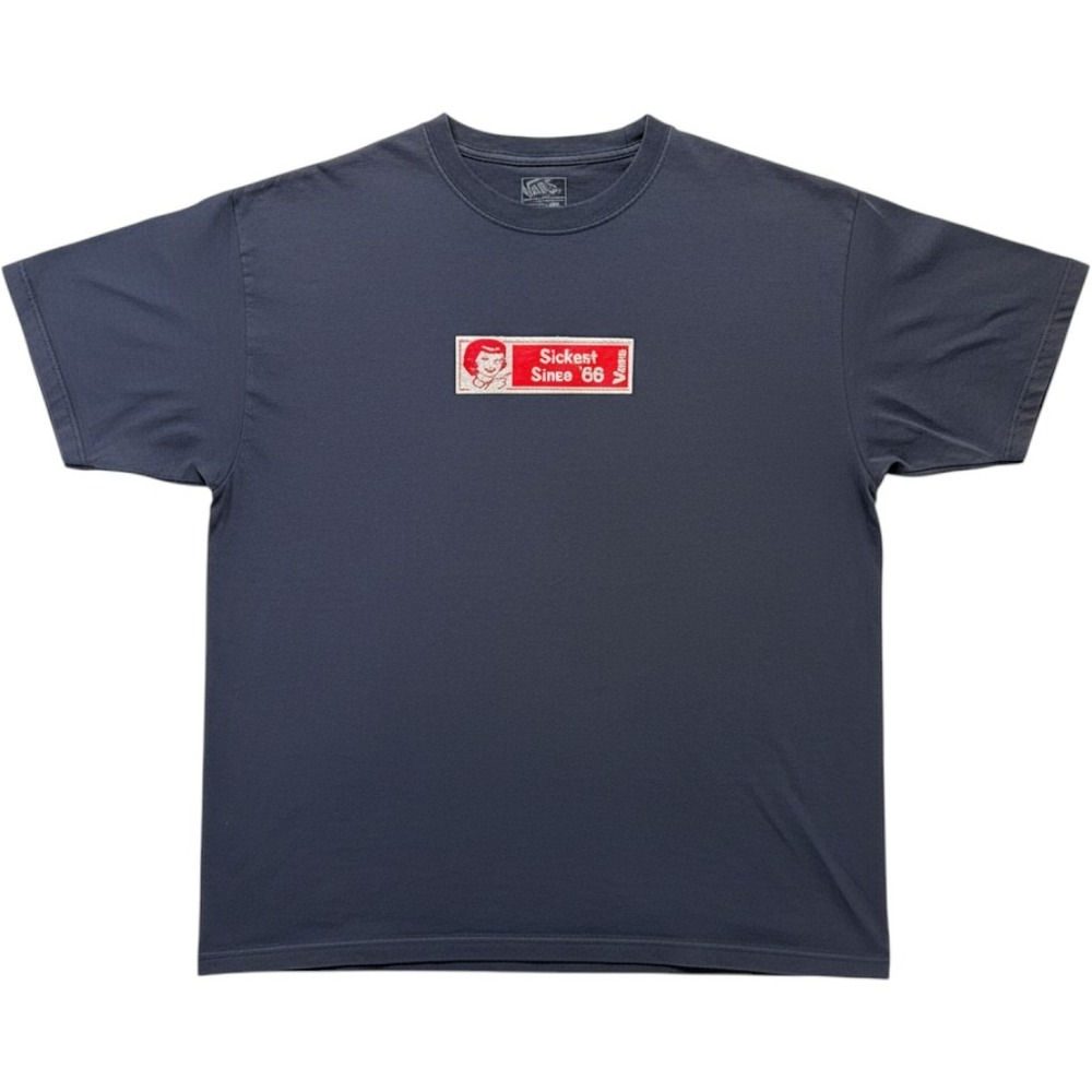 Vans Mens XL Navy Blue Sickest Since 66 Graphic T-Shirt Short Sleeve Cotton Tee